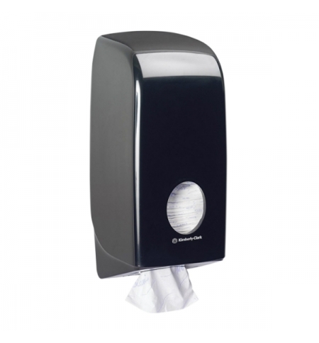 фото: Диспенсер для туалетной бумаги листовой Kimberly-Clark Aquarius 7172, черный
