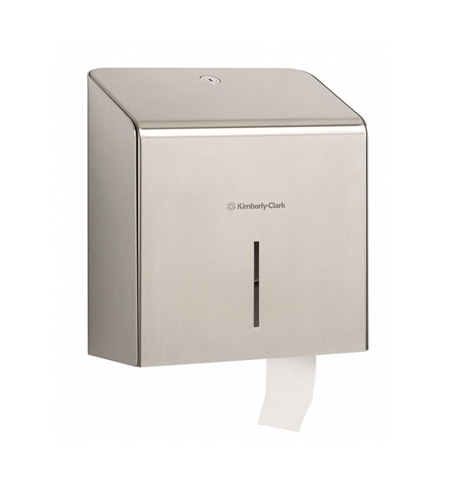 фото: Диспенсер для туалетной бумаги в рулонах Kimberly-Clark Jumbo 8974, мини, металлик