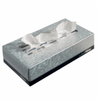 Косметические салфетки Kimberly-Clark Kleenex 21400, листовые, 100шт, белые