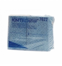 Протирочные салфетки Kimberly-Clark Kimtech 7622, листовые, 35шт, 1 слой, синие