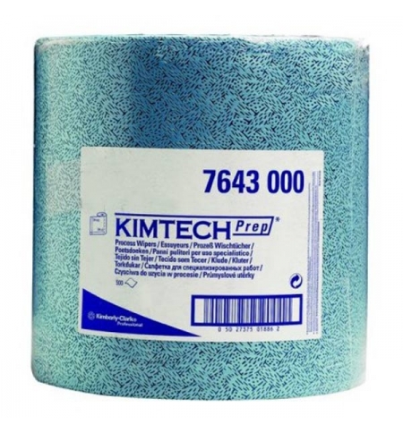 фото: Протирочный материал Kimberly-Clark Kimtech, 7643, для подготовки поверхностей, в рулоне, 190м, 1 сл