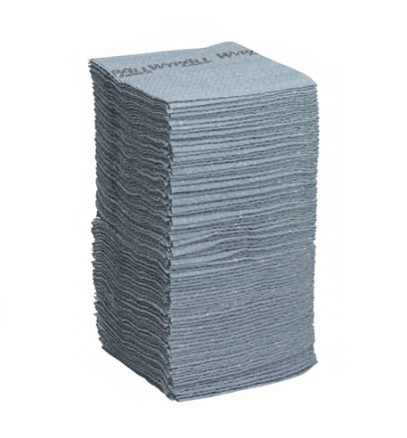 фото: Протирочные салфетки Kimberly-Clark Wypall Forcemax 7569, листовые, 480шт, 1 слой, голубые