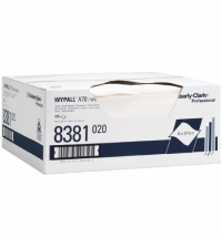 Протирочные салфетки Kimberly-Clark WypAll X70 8381, белые, 300 листов, 1 слой, 37.8 х 42.2см