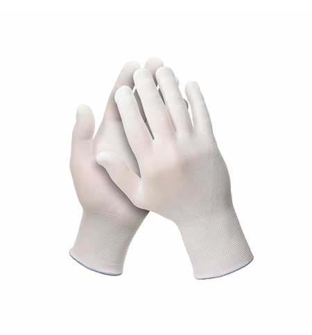 фото: Перчатки защитные Kimberly-Clark Jackson Safety G35 38716, 1 категория, нейлон, белый, р.XS 12 пар