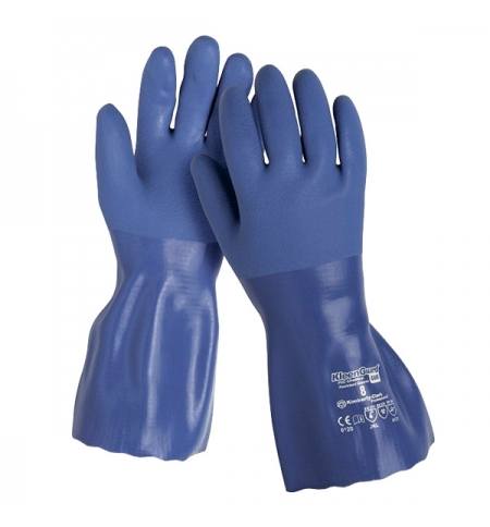 фото: Перчатки защитные Kimberly-Clark Кleenguard G80 97250, защита от химикатов, XL, синие, 12 пар