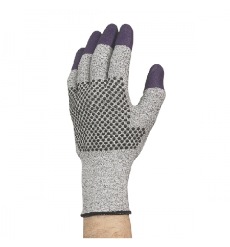 фото: Перчатки от порезов Kimberly-Clark Jackson Safety Purple Nitrile G60 97432, L, серые/фиолет