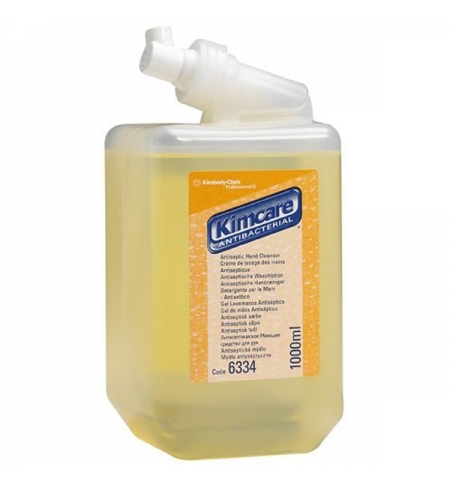 фото: Жидкое мыло в картридже Kimberly-Clark Kimcare 6336, 1л, антибактериальное, желтое