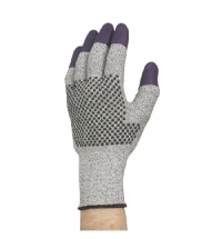 Перчатки от порезов Kimberly-Clark Jackson Safety Purple Nitrile G60 97430, S, серые/фиолет