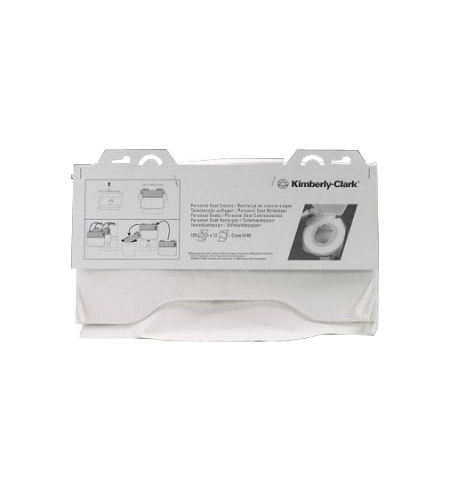 фото: Индивидуальные покрытия на унитаз Kimberly-Clark 6140, белые, 125шт